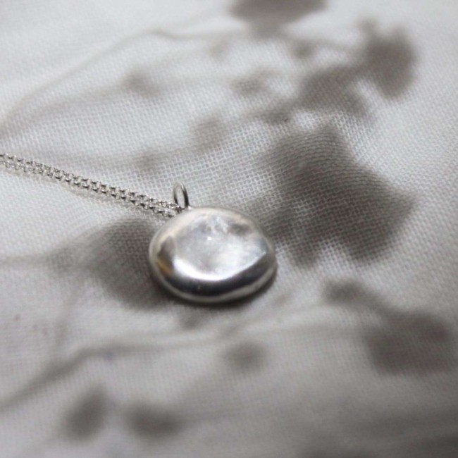 Organic Disc Necklace