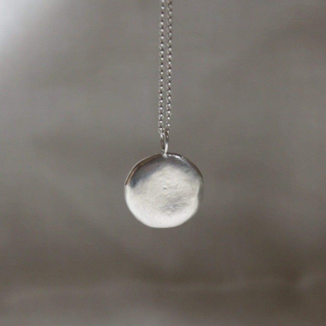 Organic Disc Necklace