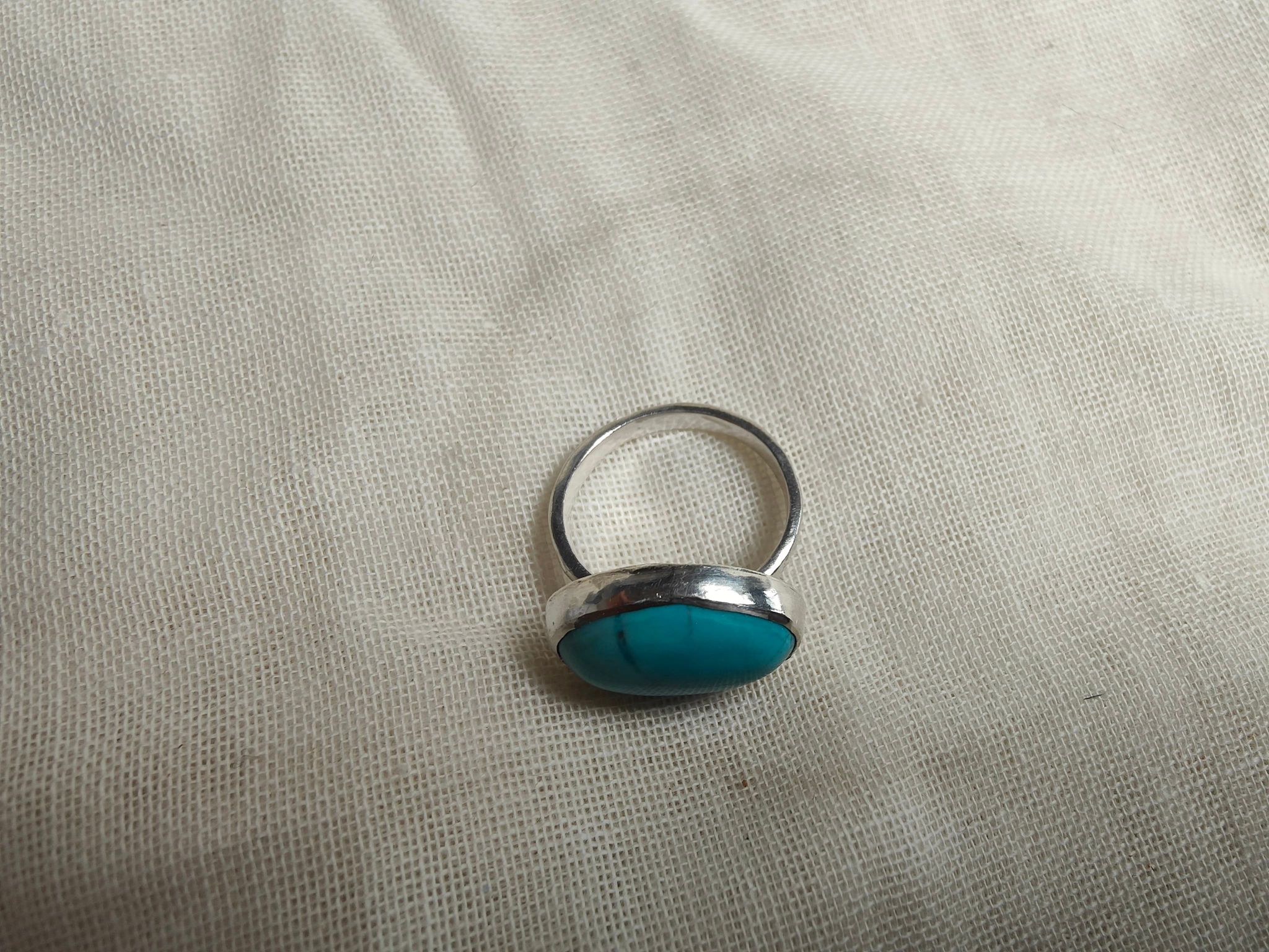 Large Oval Turquoise Ring