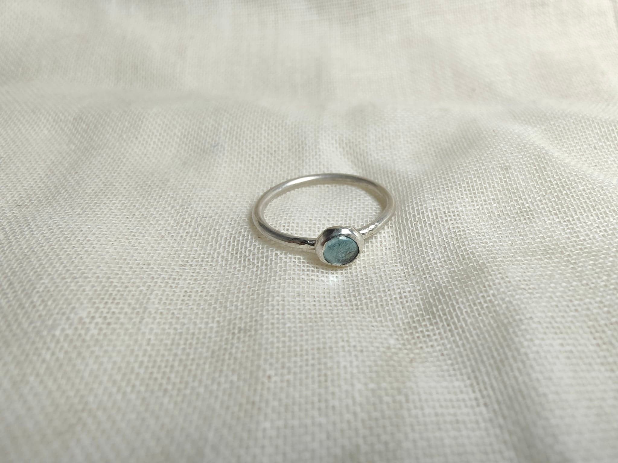 5mm Aquamarine Ring