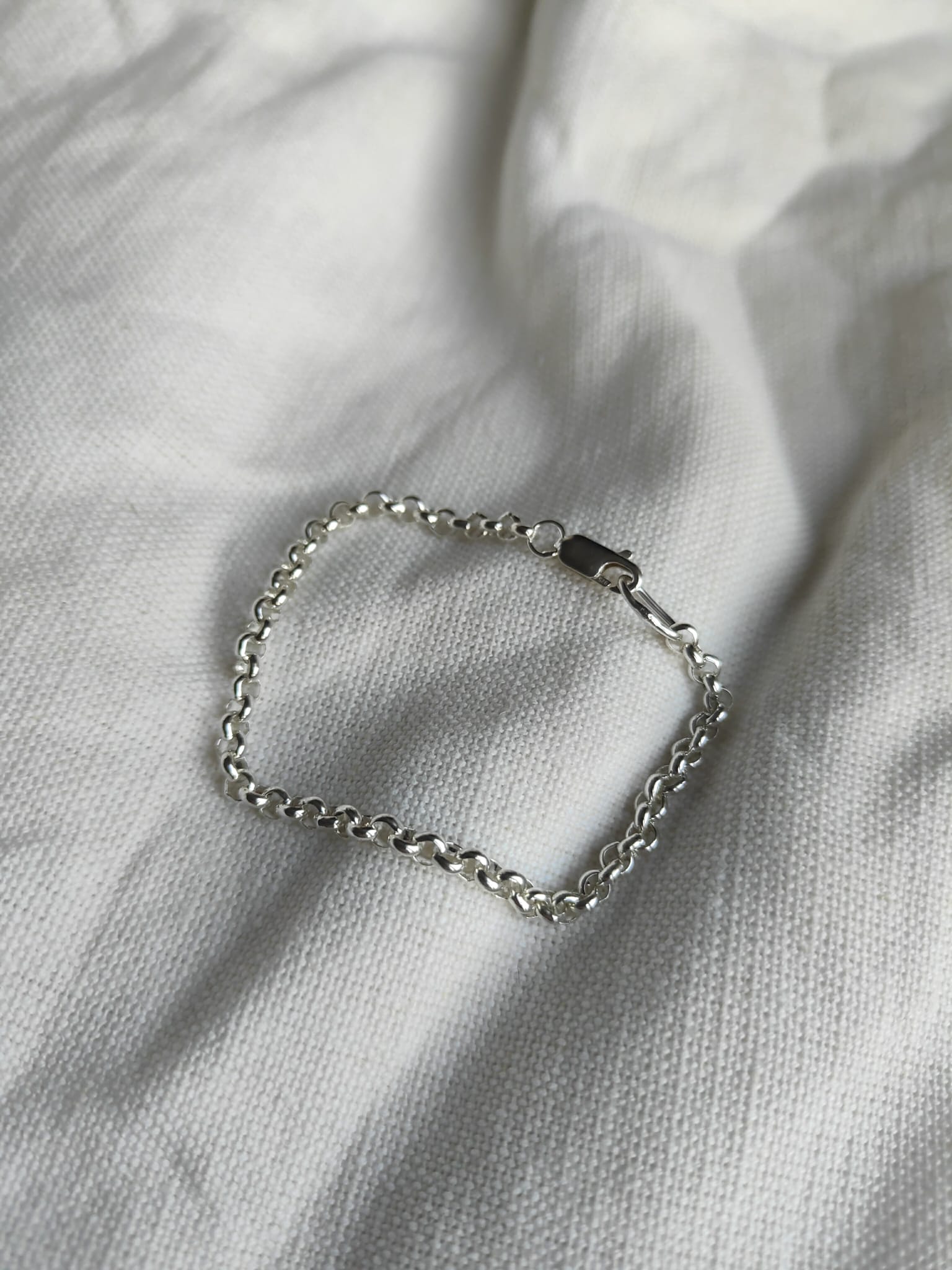 4mm Round Link Belcher Bracelet