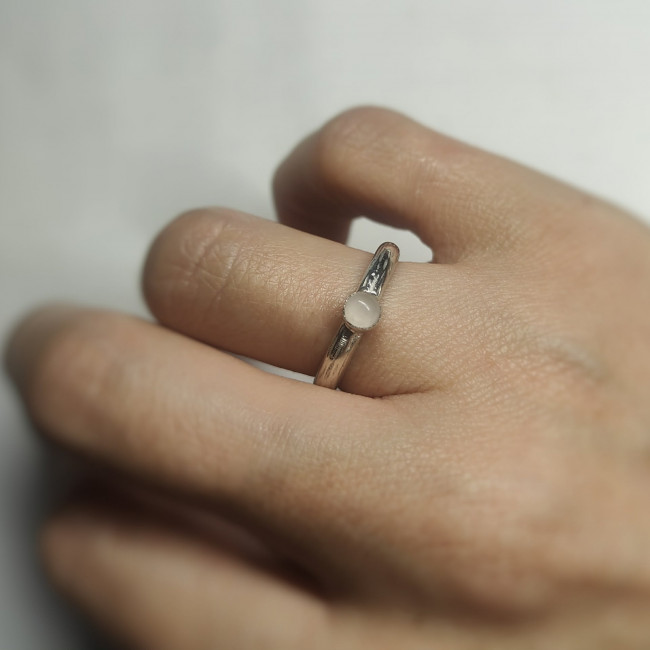 Rose Quartz Ring (M1/2)