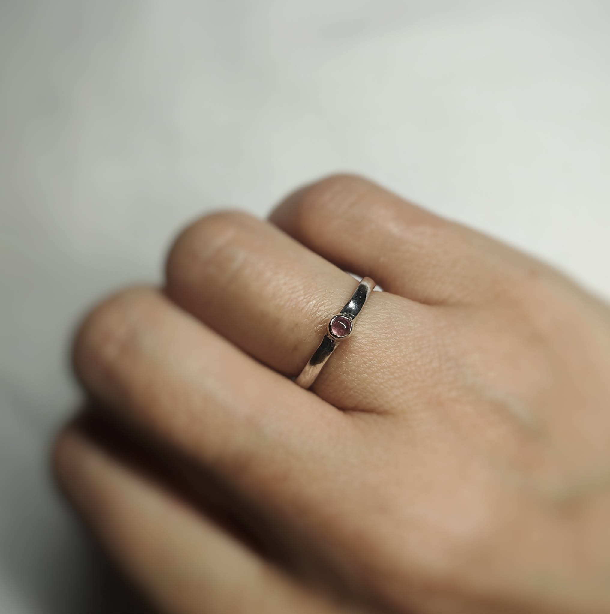 Pink Tourmaline Ring (K) - Image 2