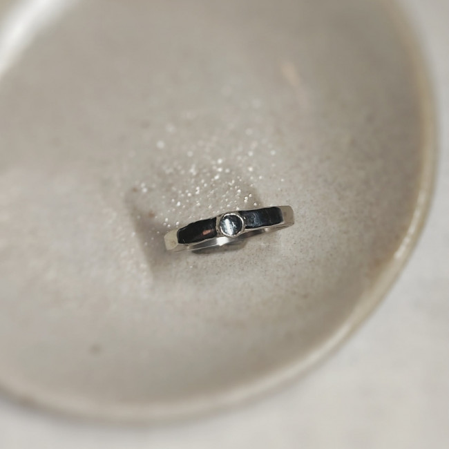 Aquamarine Ring 3mm